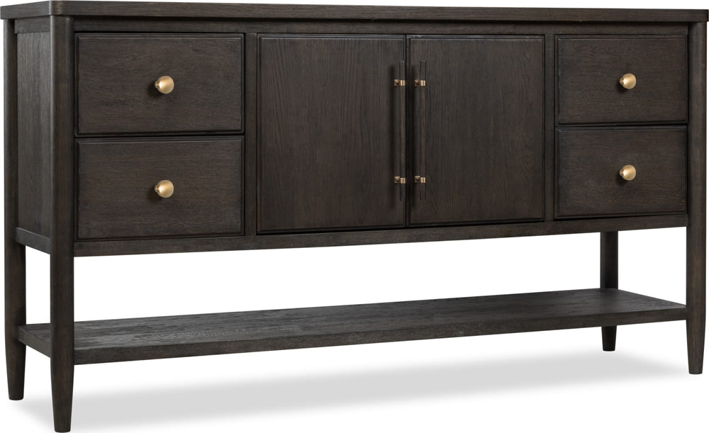 Ridgewood Four Drawer Two Door Sideboard in Yin - View 3