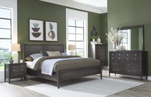 Ridgewood Oak Wood Platform Bed in Yin - View 3