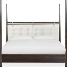 Ridgewood Upholstered Poster Bed in Yin and Turtle Dove Linen - View 3