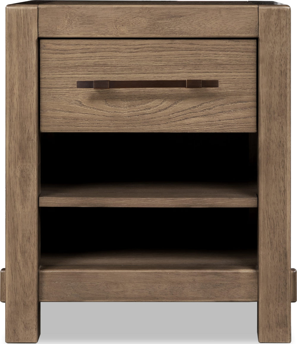 Rosewood 1 Drw Nightstand - Hrvst Wood