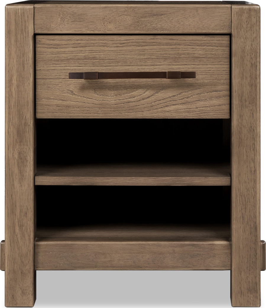 Rosewood 1 Drw Nightstand - Hrvst Wood