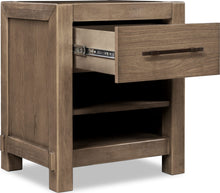 Rosewood 1 Drw Nightstand - Hrvst Wood - View 3