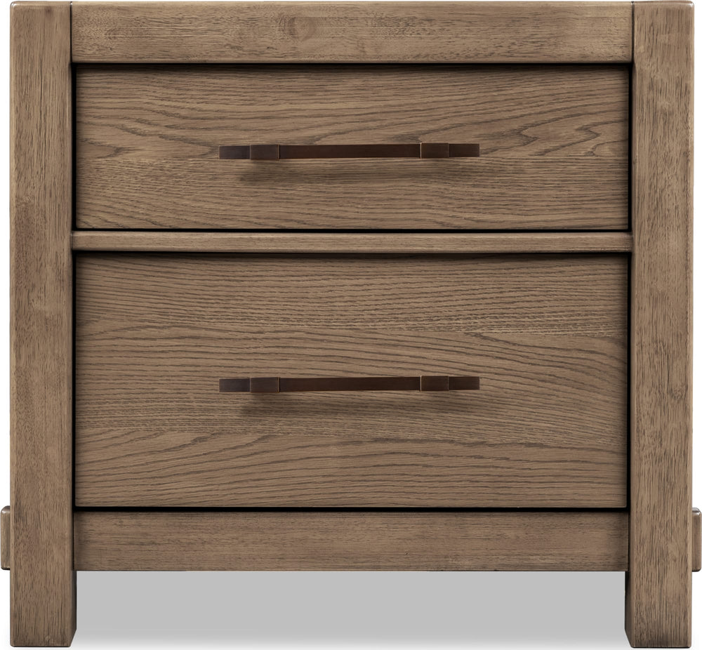 Rosewood 2 Drw Nightstand - Hrvst Wood