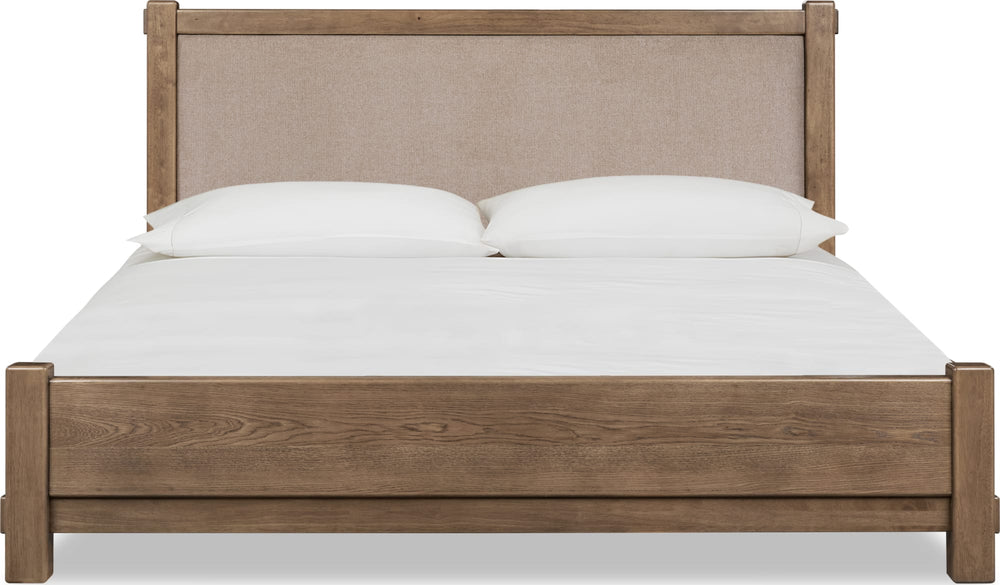 Rosewood Queen Bed - Bn/Hrvst Wd