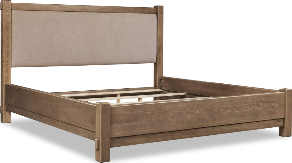 Rosewood Queen Bed - Bn/Hrvst Wd - View 4