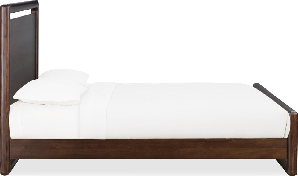 Sterling Acacia Wood Platform Bed in Brown Spice - View 4