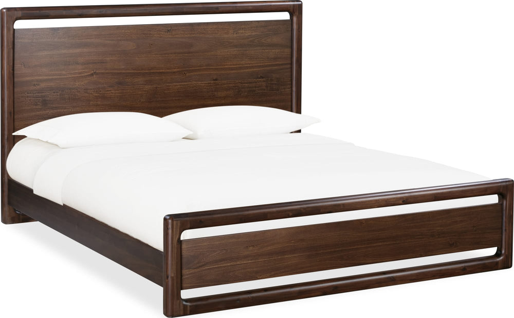 Sterling Acacia Wood Platform Bed in Brown Spice - View 5