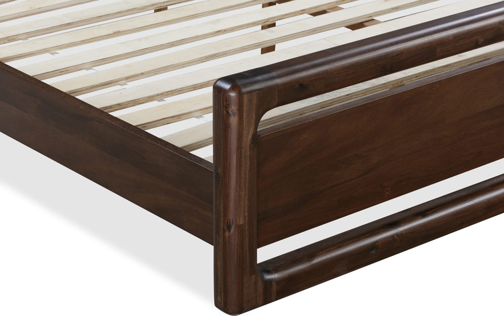 Sterling Acacia Wood Platform Bed in Brown Spice - View 9