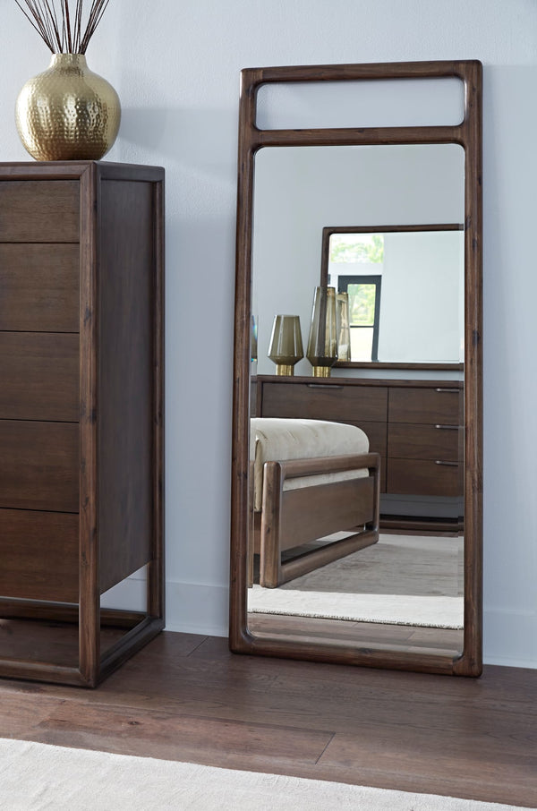 Sterling Beveled Glass Floor Mirror in Brown Spce alternate view