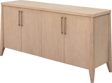 Summit Four Door Ash Wood Sideboard in Ginger