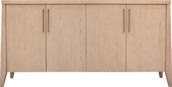 Summit Four Door Ash Wood Sideboard in Ginger alternate view