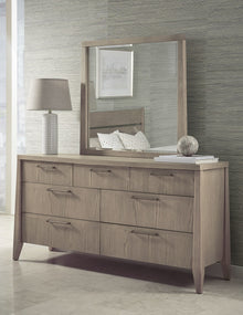 Summit Seven Drawer Ash Wood Dresser in Ginger - View 4