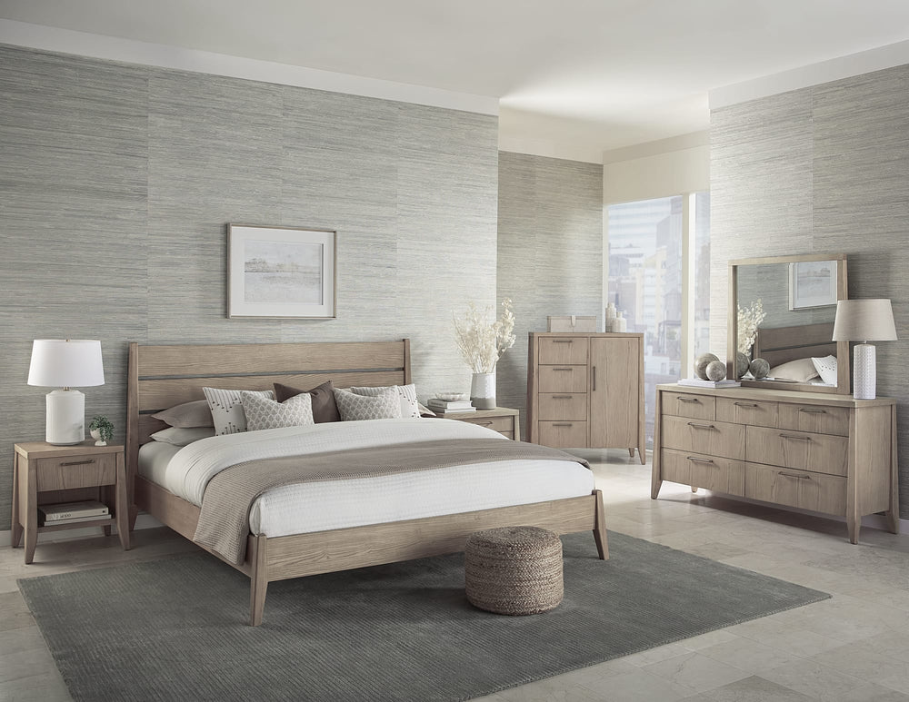 Summit Seven Drawer Ash Wood Dresser in Ginger - View 5