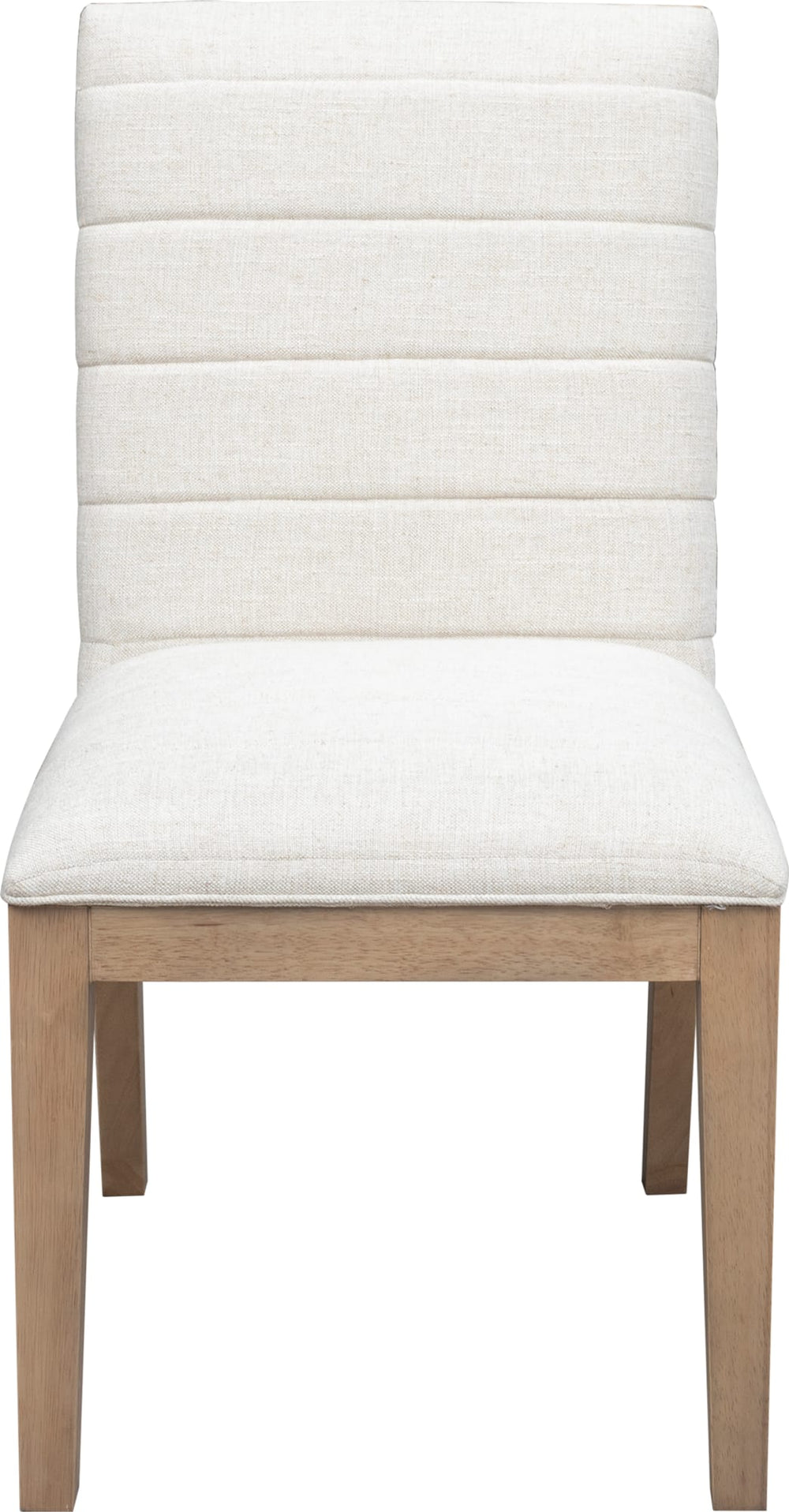 Summit Solid Wood Dining Chair in Ginger and Natural Linen - View 3