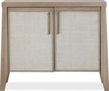 Summit Two Door Ash Wood Bachelor Chest in Ginger and Natural Cane - View 3