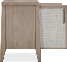 Summit Two Door Ash Wood Bachelor Chest in Ginger and Natural Cane - View 5