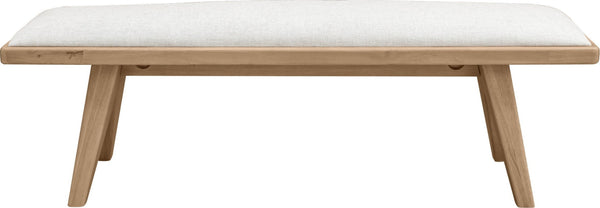 Summit Upholstered Bench in Ginger and Natural Linen