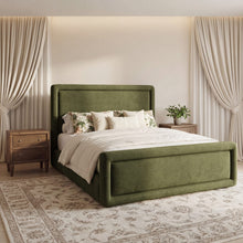Summit Uph Queen Bed - Moss - View 6