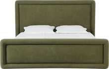 Summit Upholstered Queen Bed - Moss - View 8
