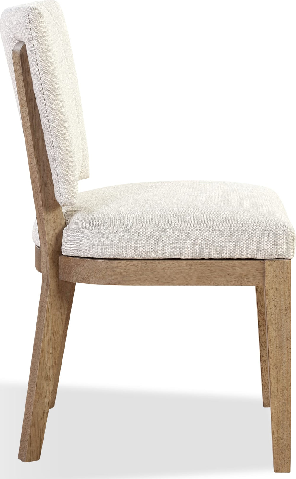 Saratoga Channel Back Upholstered Dining Chair in Natural - View 4