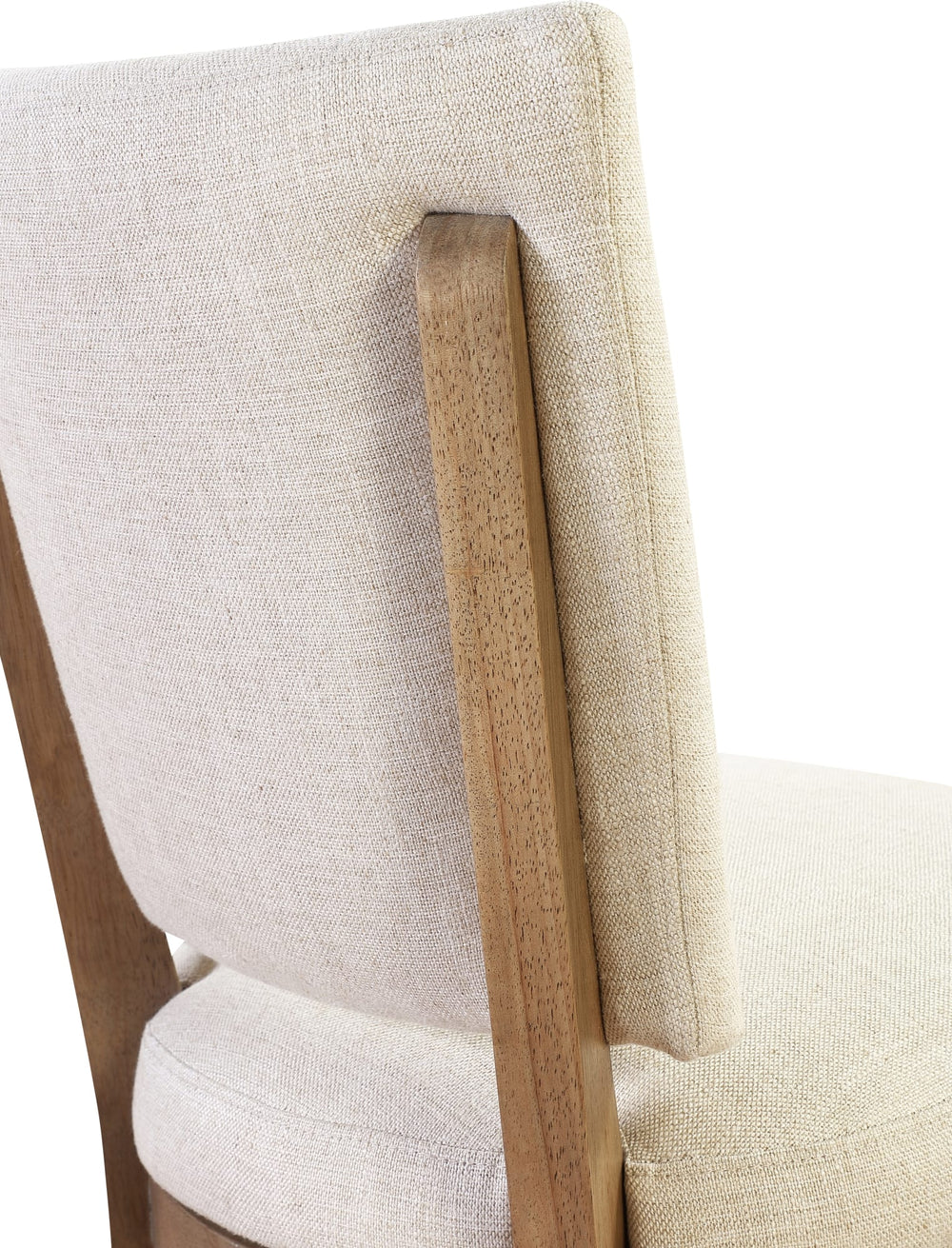 Saratoga Channel Back Upholstered Dining Chair in Natural - View 6