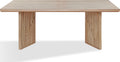 Saratoga Double Pedestal Oak Dining Table in Natural