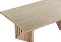 Saratoga Double Pedestal Oak Dining Table in Natural