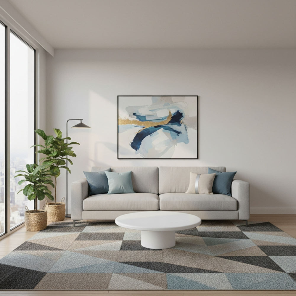 Stanford Short Wooden Coffee Table in Rice