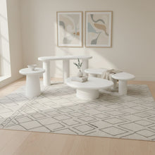 Stanford Short Wooden Coffee Table in Rice - View 6