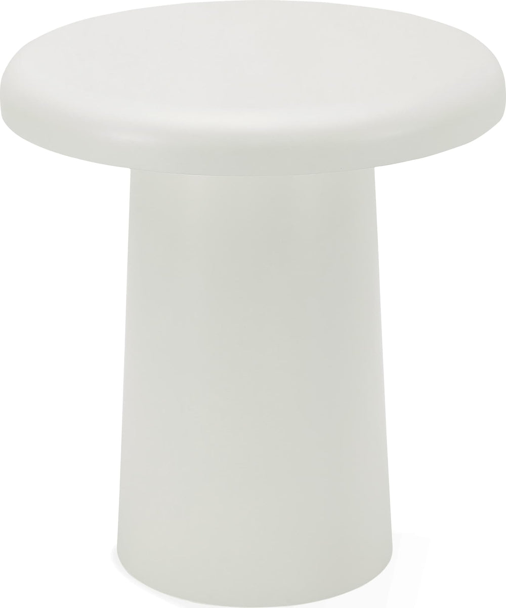 Stanford Wooden End Table in Rice - View 2