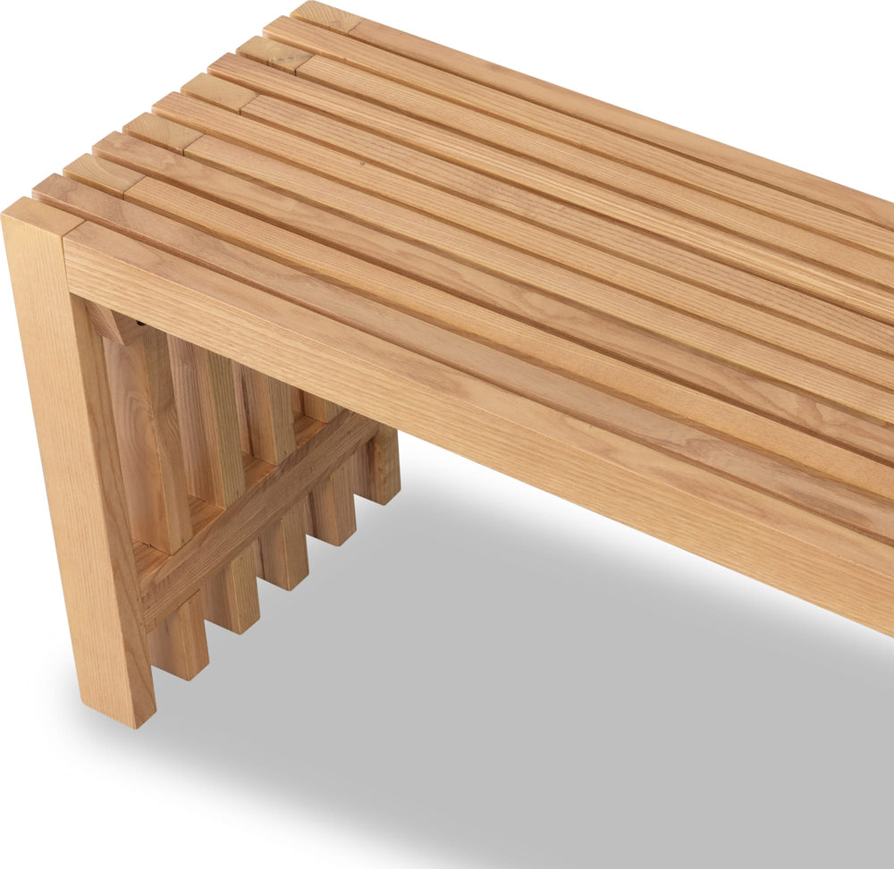 Thornton Dining Bench - Flaxen - View 6