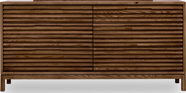 Thornton Six Drawer Ash Wood Dresser in Roux