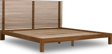Thornton Solid Ash Platform Bed in Roux - View 5