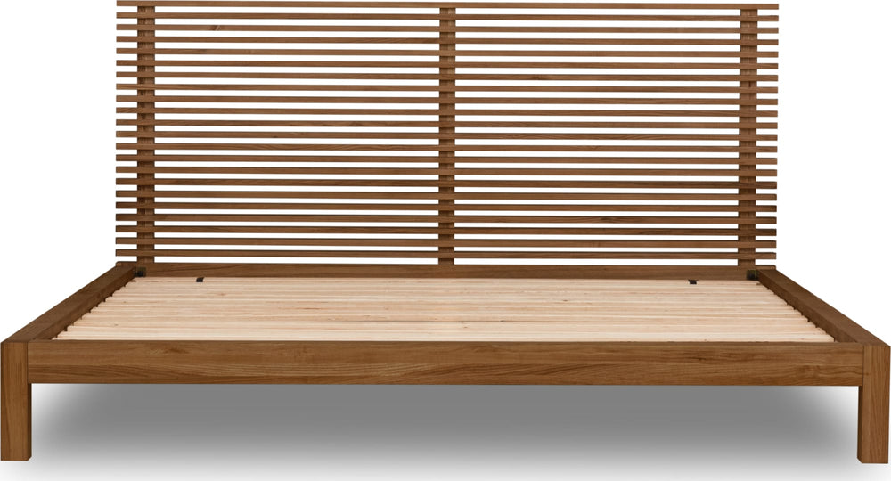 Thornton Solid Ash Platform Bed in Roux - View 6
