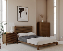 Thornton Solid Ash Platform Bed in Roux - View 7