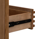 Thornton Two Drawer Ash Wood Nightstand in Roux