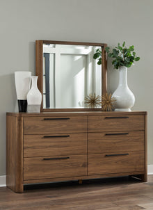 Trenton Six Drawer Dresser in English Walnut - View 2