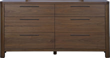 Trenton Six Drawer Dresser in English Walnut - View 3