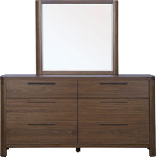 Trenton Six Drawer Dresser in English Walnut - View 4