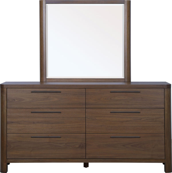 Trenton Six Drawer Dresser in English Walnut alternate view
