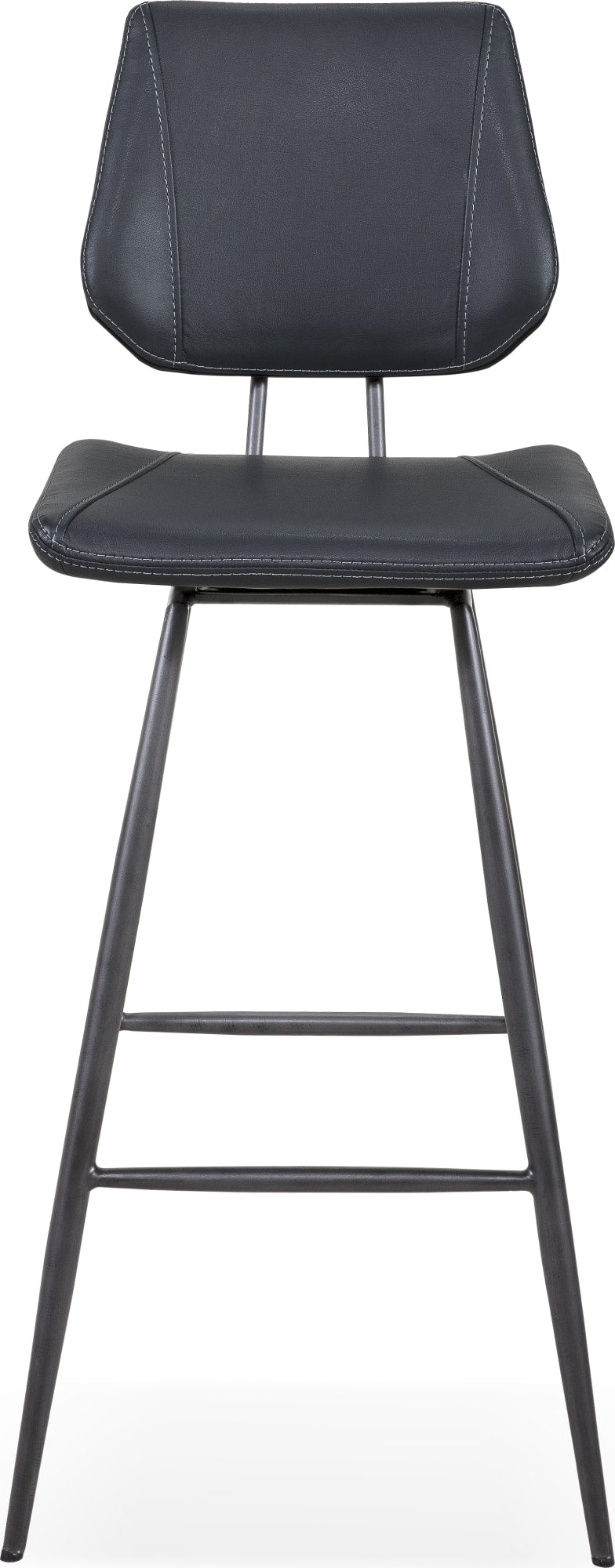 Vinson Modern Swivel Bar Stool in Cobalt - View 3