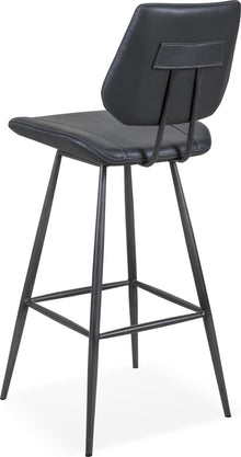 Vinson Modern Swivel Bar Stool in Cobalt - View 4