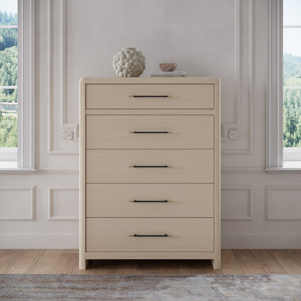 Wallen 5 Drawer Chest- Wht Snd alternate view