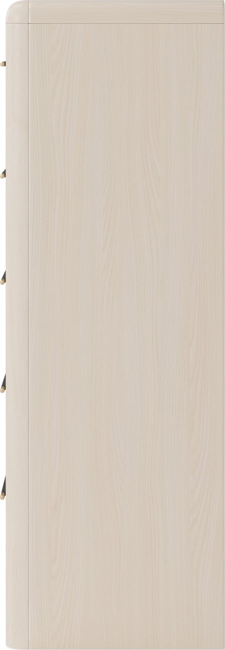 Wallen 5 Drawer Chest- Wht Snd - View 5