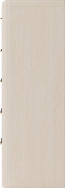 Wallen 5 Drawer Chest- Wht Snd - View 5