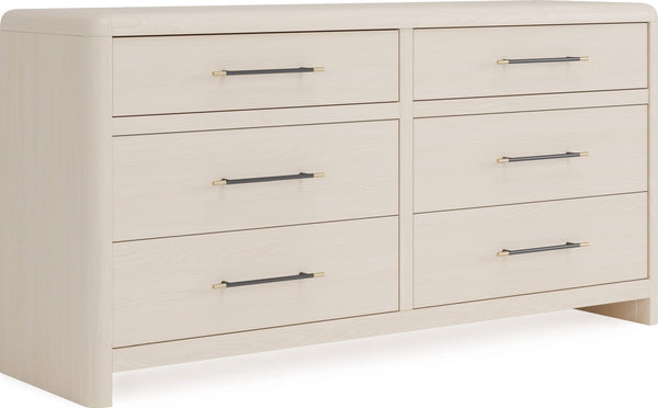 Wallen 6 Drawer Dresser- White Snd alternate view