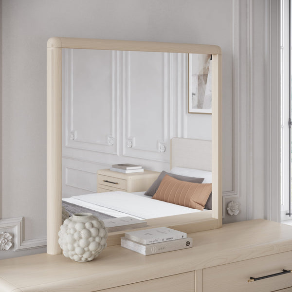Wallen Mirror- White Sand alternate view