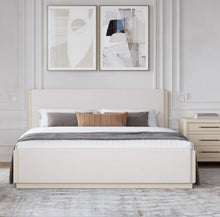 Wallen Upholstered Full Bed - Wht Snd