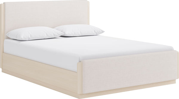Wallen Upholstered Full Bed - Wht Snd - View 4