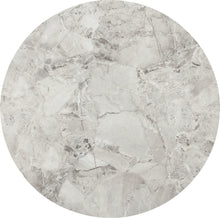 Wentworth Stone Top Metal Base Round Dining Table in Grigio - View 6